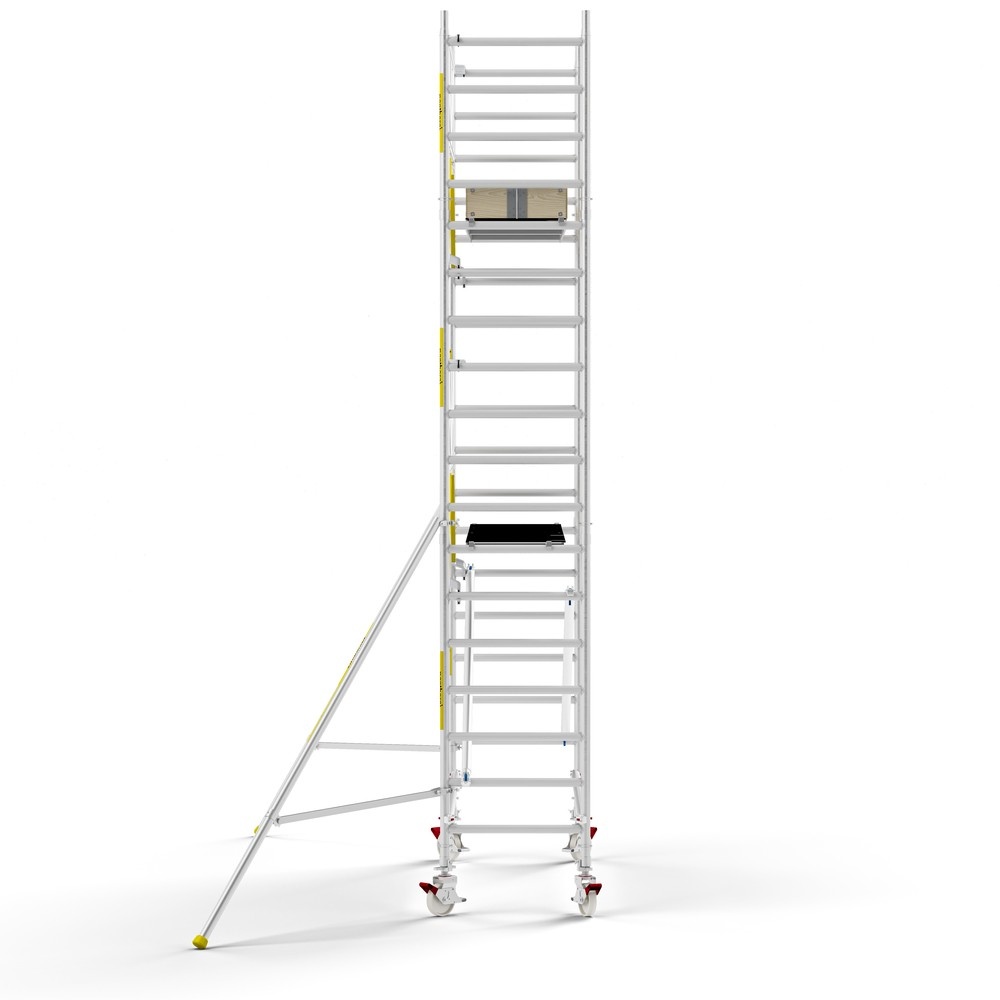 Panthera PRO 90x245 6,2m werkhoogte met enkele voorloopleuning carbon vloer