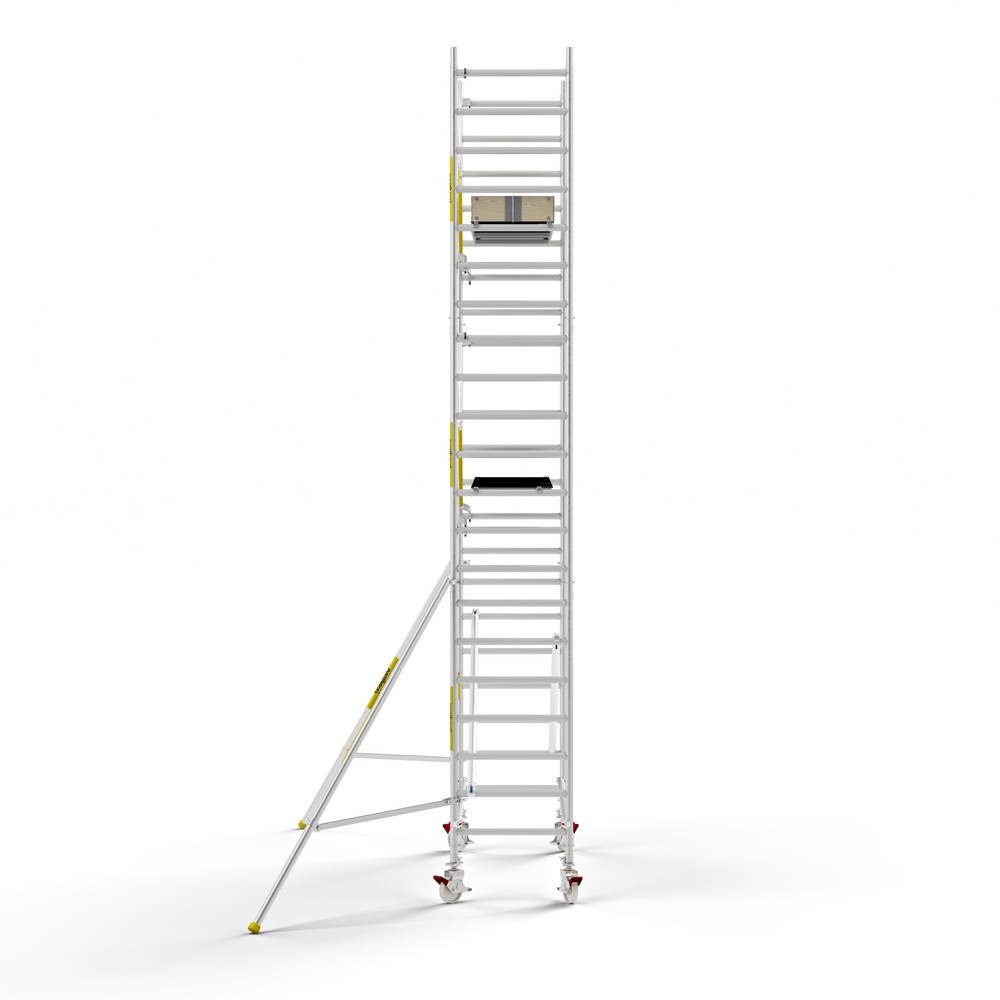 Panthera PRO 90x245 7,2m werkhoogte met enkele voorloopleuning carbon vloer