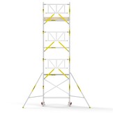 Panthera PRO 90x185 8,2m werkhoogte met enkele voorloopleuning carbon vloer