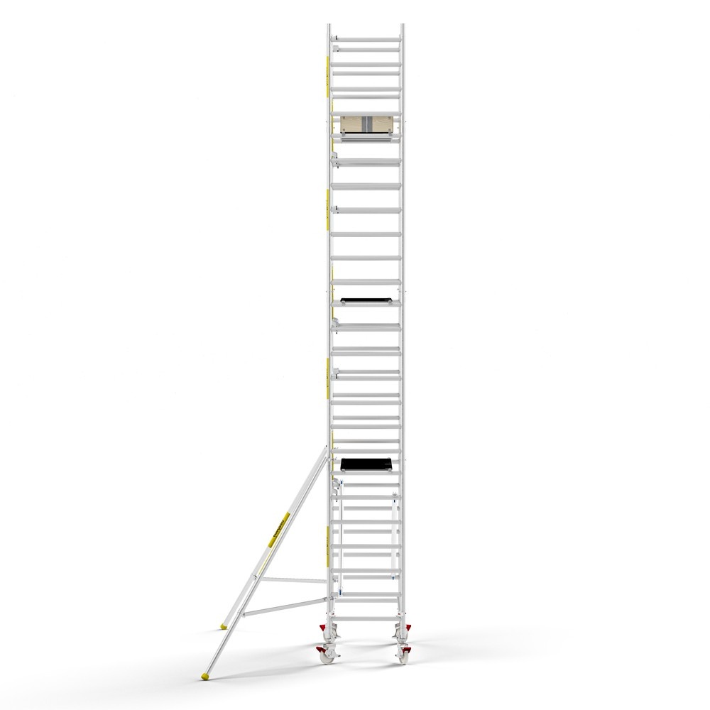 Panthera PRO 90x185 8,2m werkhoogte met enkele voorloopleuning carbon vloer