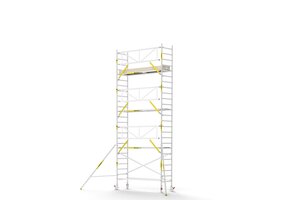 Panthera PRO 90x305 8,2m werkhoogte met enkele voorloopleuning carbon vloer