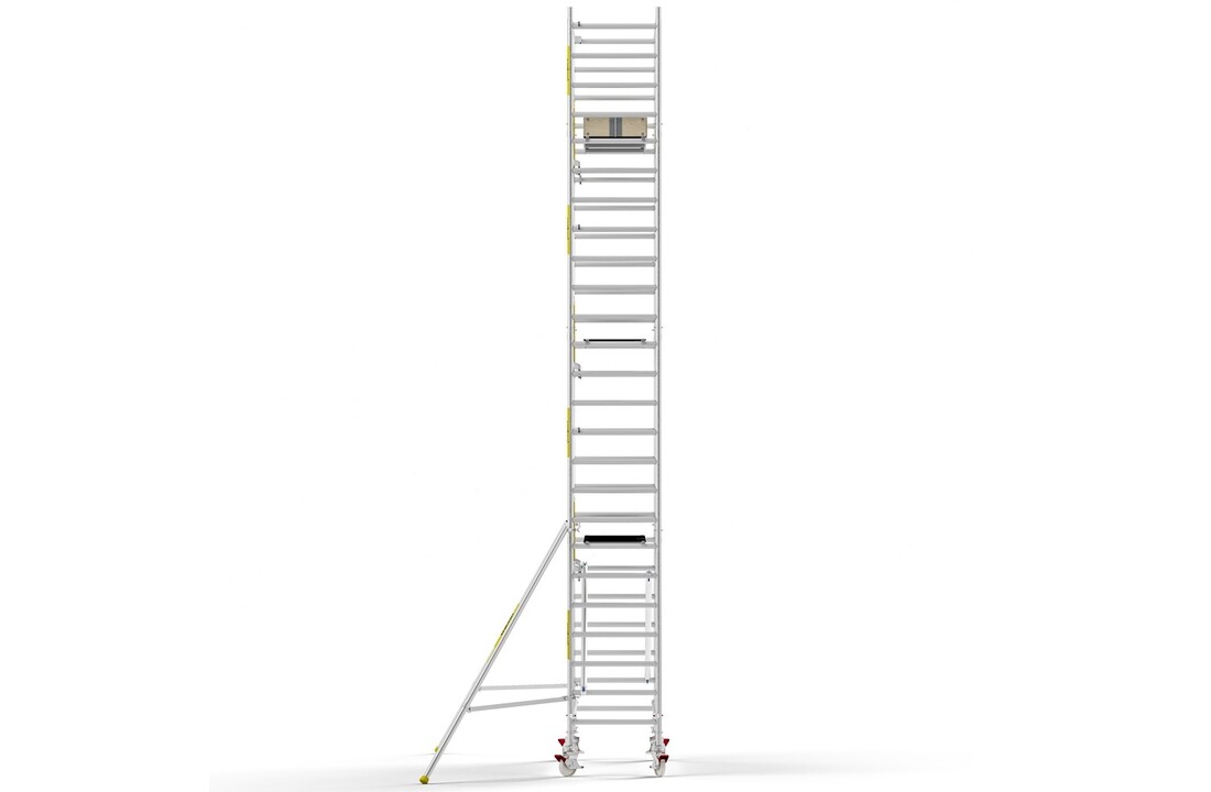 Panthera PRO 90x305 8,2m werkhoogte met enkele voorloopleuning carbon vloer