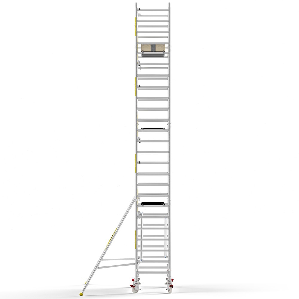 Panthera PRO 90x305 8,2m werkhoogte met enkele voorloopleuning carbon vloer