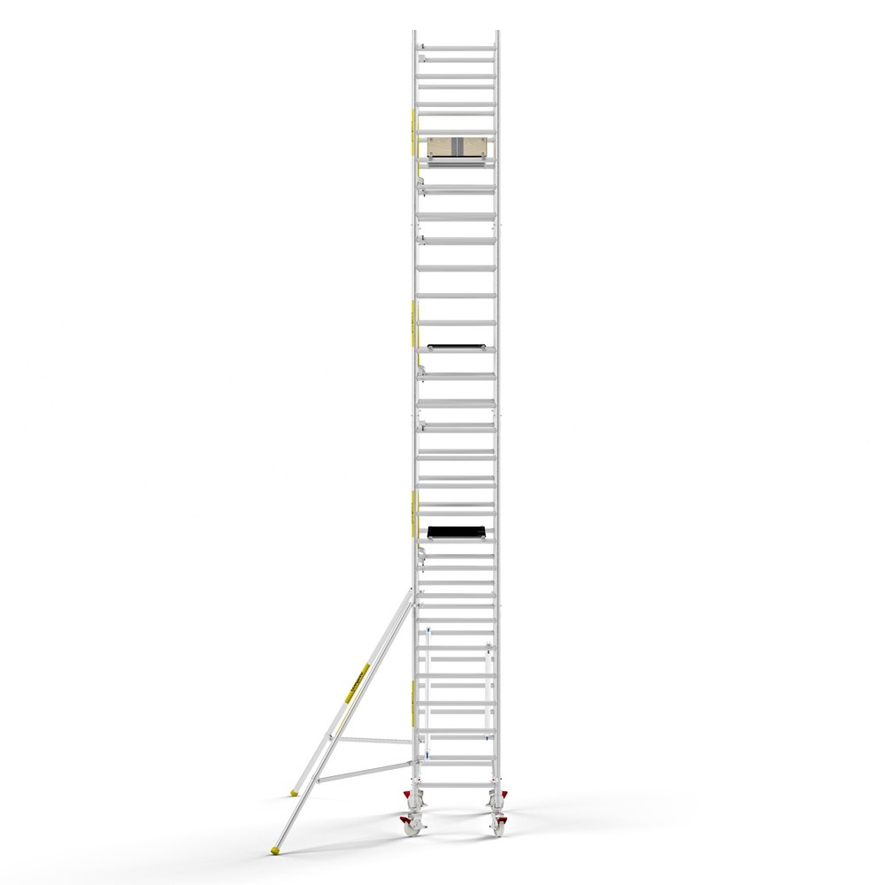 Panthera PRO 90x185 9,2m werkhoogte met enkele voorloopleuning carbon vloer