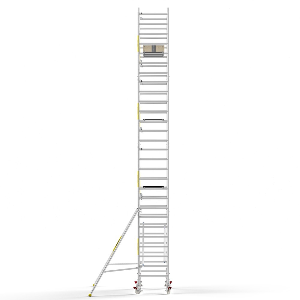 Panthera PRO 90x305 9,2m werkhoogte met enkele voorloopleuning carbon vloer