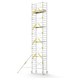 Panthera PRO 90x185 10,2m werkhoogte met enkele voorloopleuning carbon vloer