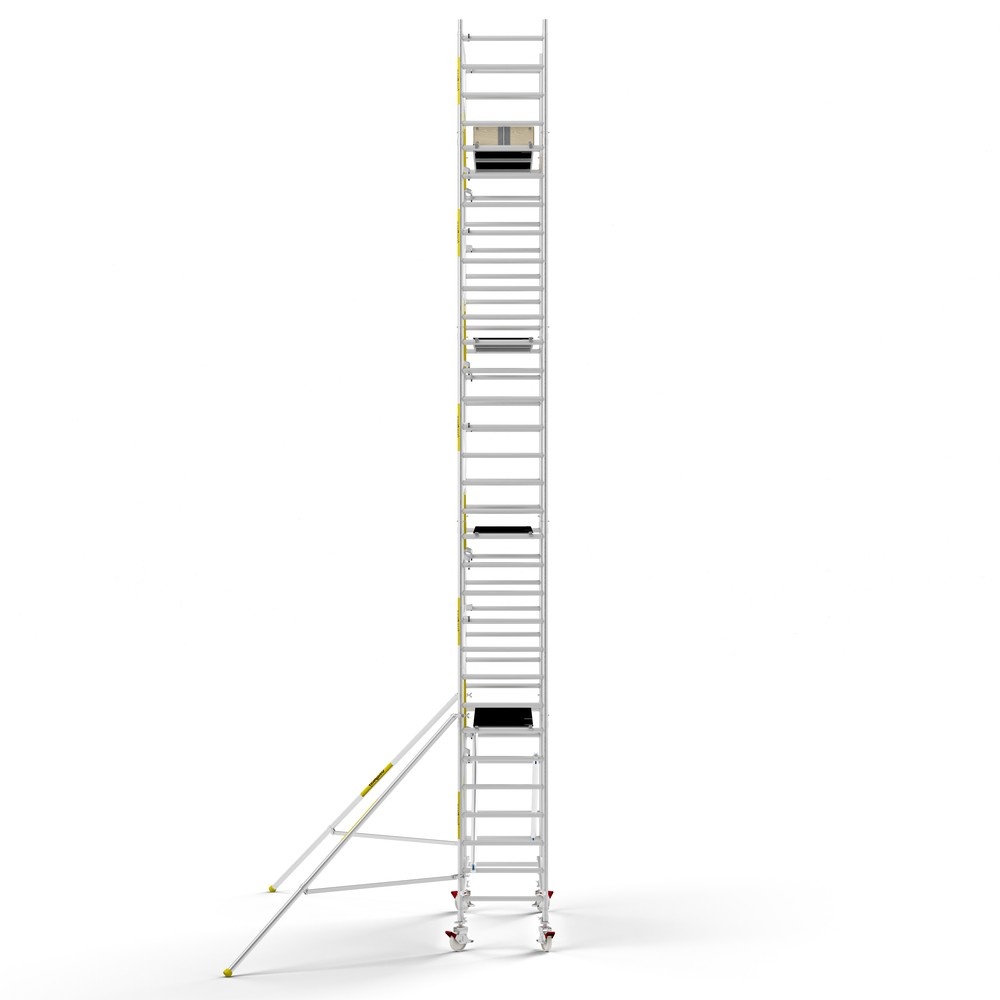 Panthera PRO 90x245 10,2m werkhoogte met enkele voorloopleuning carbon vloer