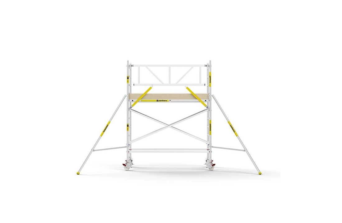 Panthera PRO 135x245 4,2m werkhoogte met enkele voorloopleuning