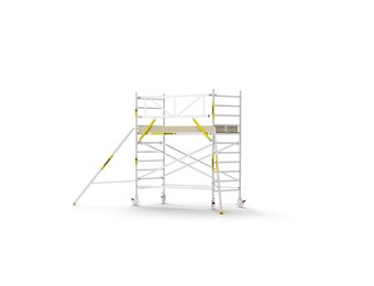 Panthera PRO 135x305 4,2m werkhoogte met enkele voorloopleuning carbon vloer