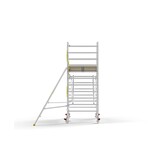 Panthera PRO 135x305 4,2m werkhoogte met enkele voorloopleuning carbon vloer