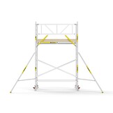 Panthera PRO 135x245 5,2m werkhoogte met enkele voorloopleuning carbon vloer