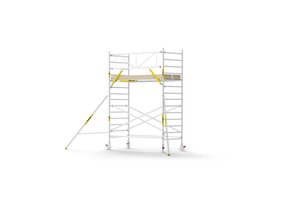 Panthera PRO 135x305 5,2m werkhoogte met enkele voorloopleuning carbon vloer