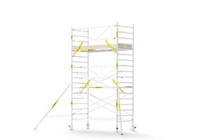 Panthera PRO 135x305 6,2m werkhoogte met enkele voorloopleuning carbon vloer