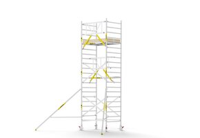 Panthera PRO 135x185 7,2m werkhoogte met enkele voorloopleuning carbon vloer