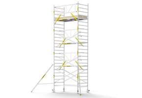 Panthera PRO 135x245 8,2m werkhoogte met enkele voorloopleuning carbon vloer