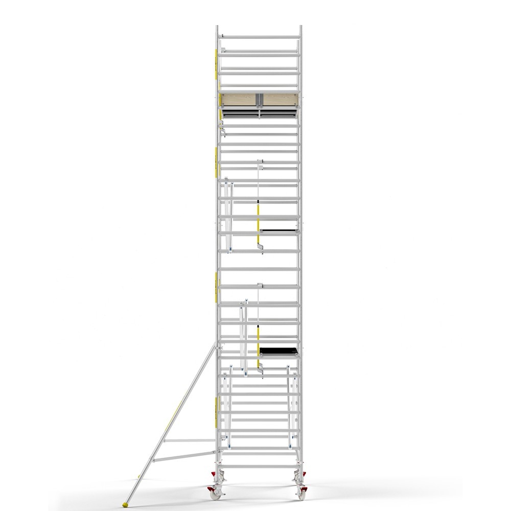 Panthera PRO 135x305 8,2m werkhoogte met enkele voorloopleuning carbon vloer