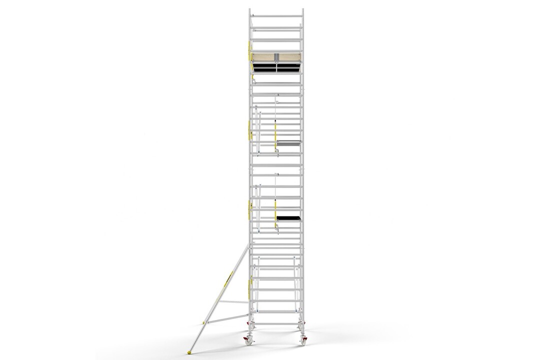 Panthera PRO 135x245 9,2m werkhoogte met enkele voorloopleuning carbon vloer