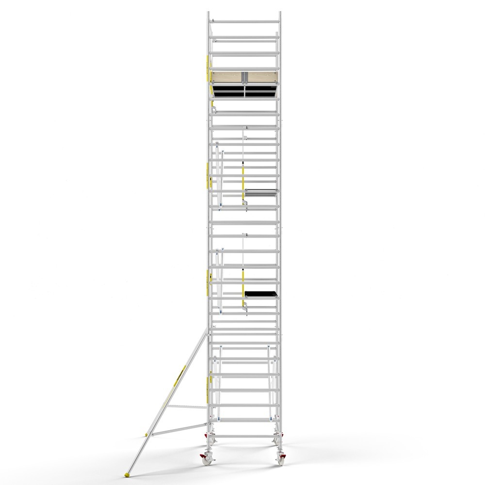 Panthera PRO 135x245 9,2m werkhoogte met enkele voorloopleuning carbon vloer