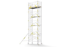 Panthera PRO 135x245 10,2m werkhoogte met enkele voorloopleuning carbon vloer