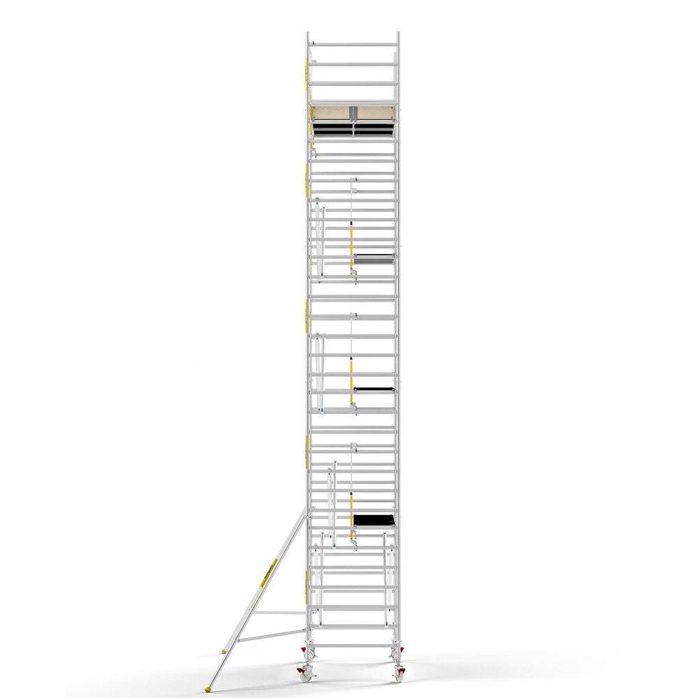 Panthera PRO 135x305 10,2m werkhoogte met enkele voorloopleuning carbon vloer