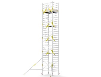 Panthera PRO 135x185 11,2m werkhoogte met enkele voorloopleuning carbon vloer