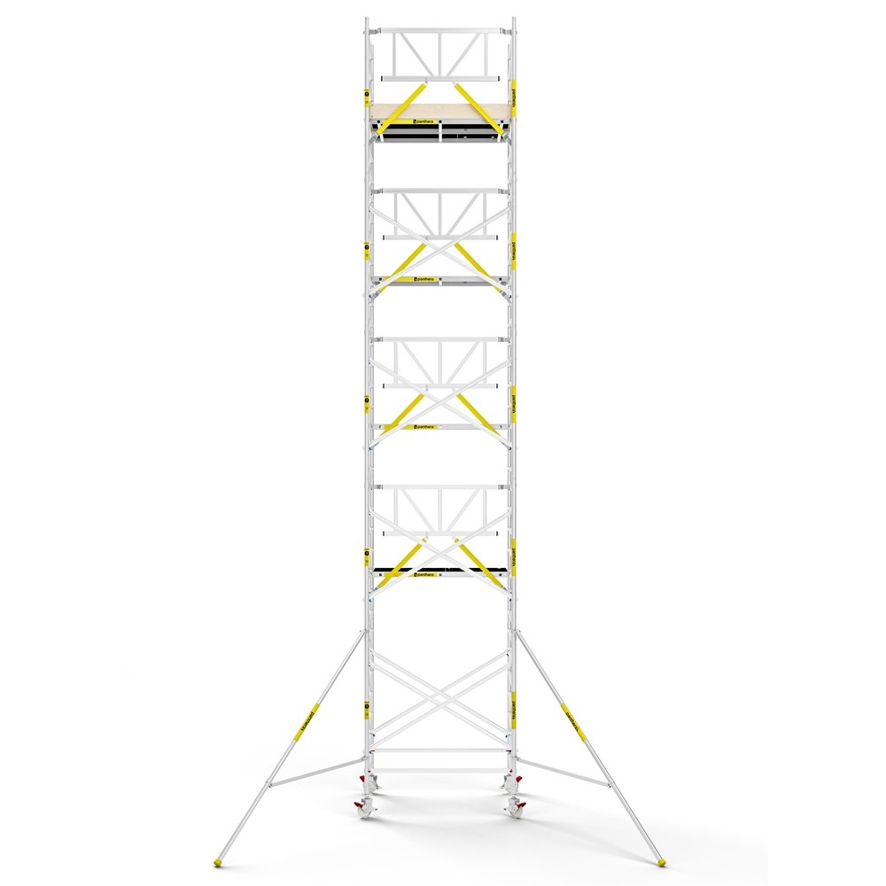 Panthera PRO 135x185 11,2m werkhoogte met enkele voorloopleuning carbon vloer