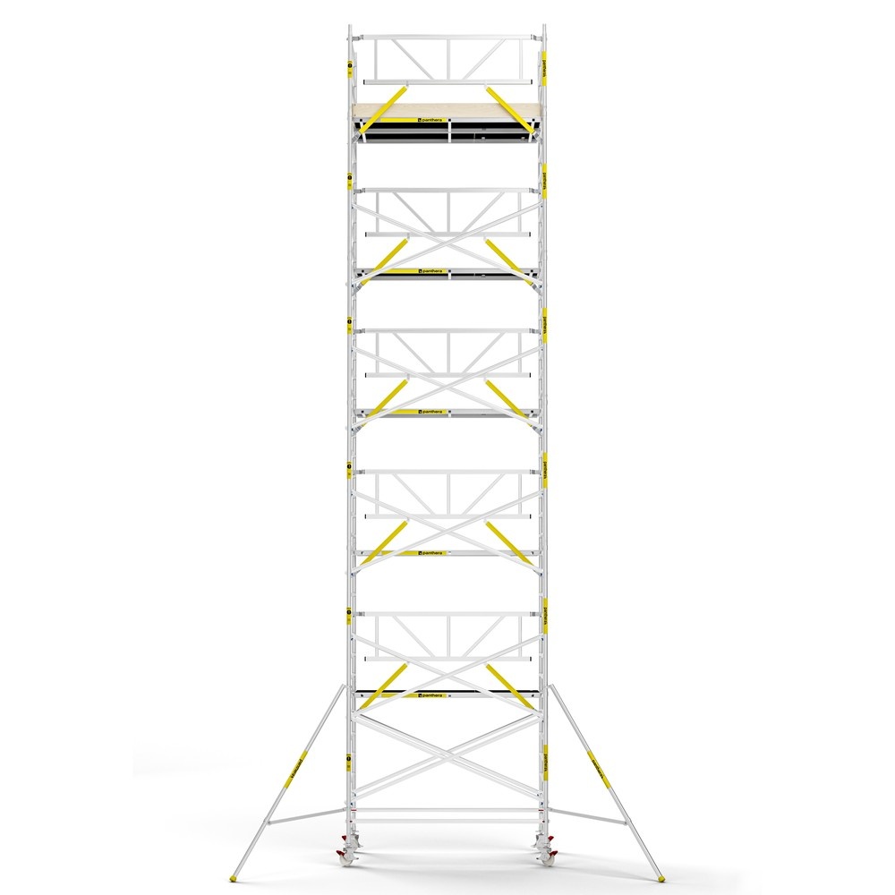 Panthera PRO 135x245 12,2m werkhoogte met enkele voorloopleuning carbon vloer