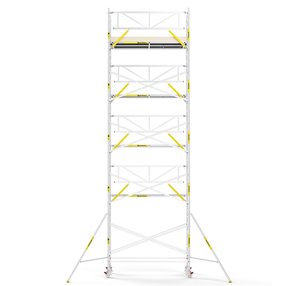 Panthera PRO 135x305 12,2m werkhoogte met enkele voorloopleuning carbon vloer