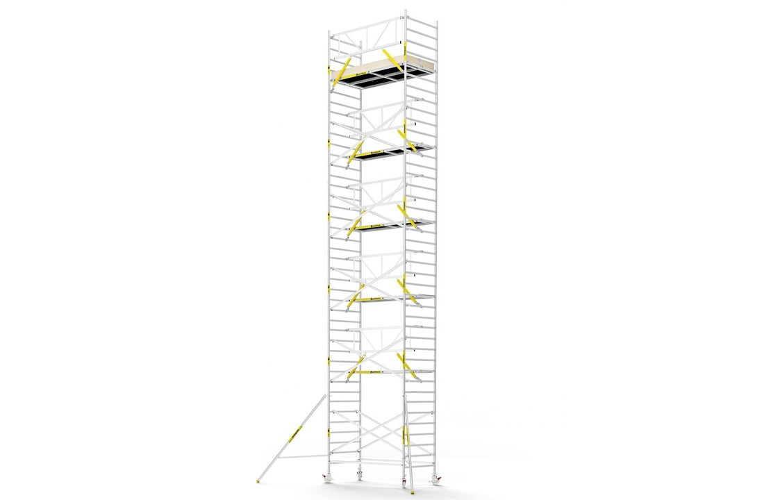 Panthera PRO 135x245 13,2m werkhoogte met enkele voorloopleuning carbon vloer