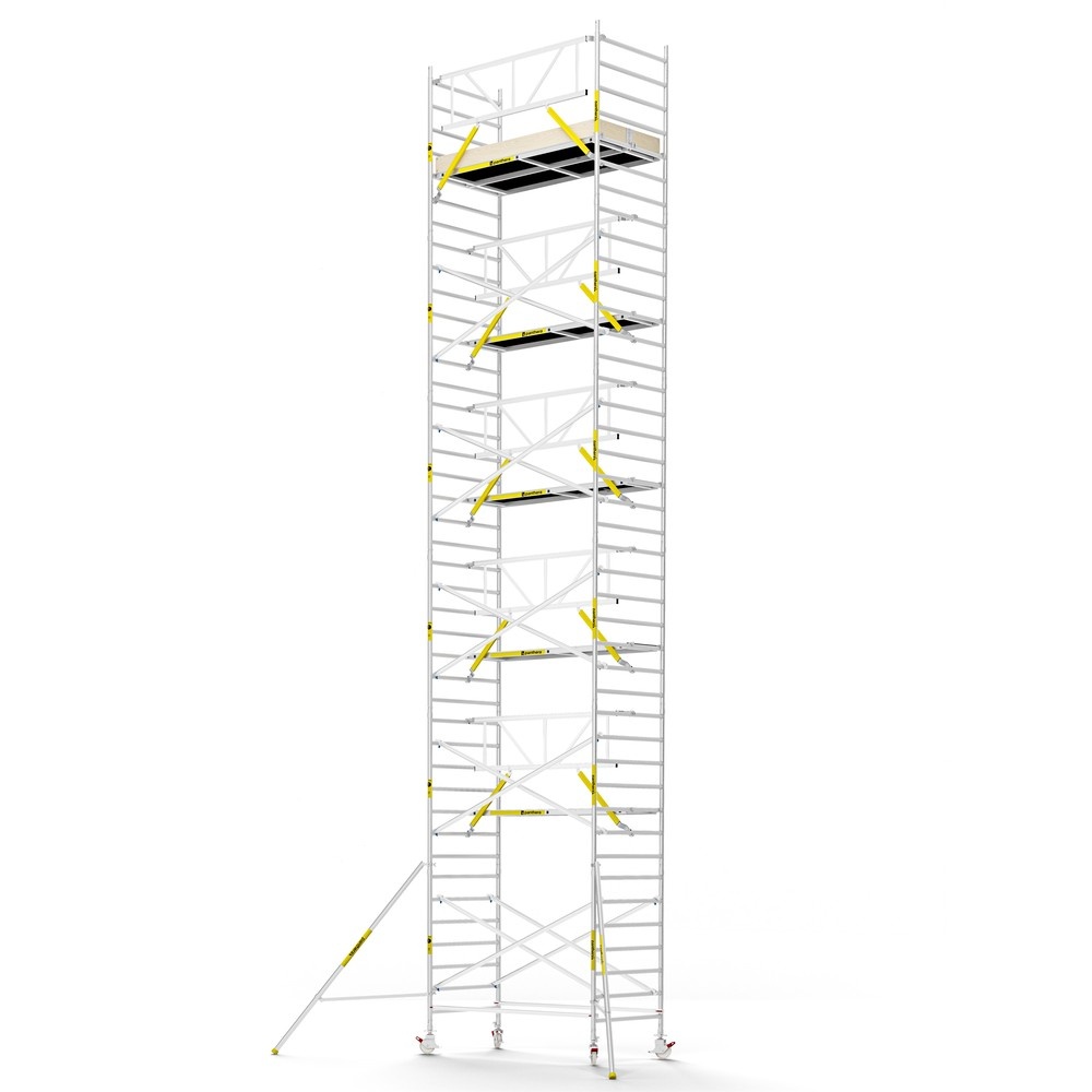 Panthera PRO 135x245 13,2m werkhoogte met enkele voorloopleuning carbon vloer