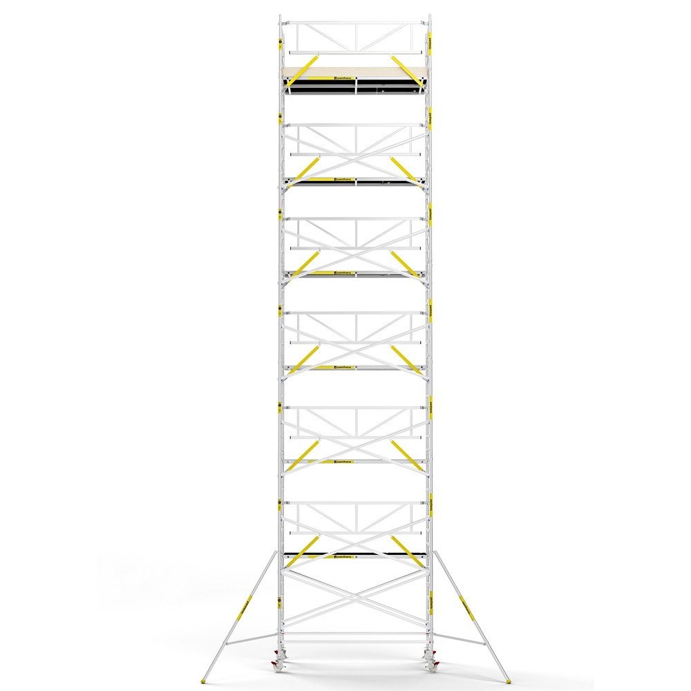 Panthera PRO 135x305 14,2m werkhoogte met enkele voorloopleuning carbon vloer