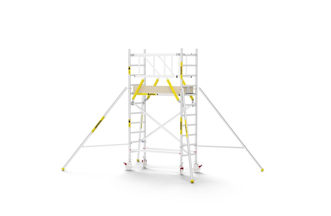 Panthera PRO 75x185 4,2m werkhoogte met dubbele voorloopleuning