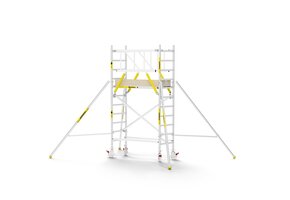 Panthera PRO 75x185 4,2m werkhoogte met dubbele voorloopleuning