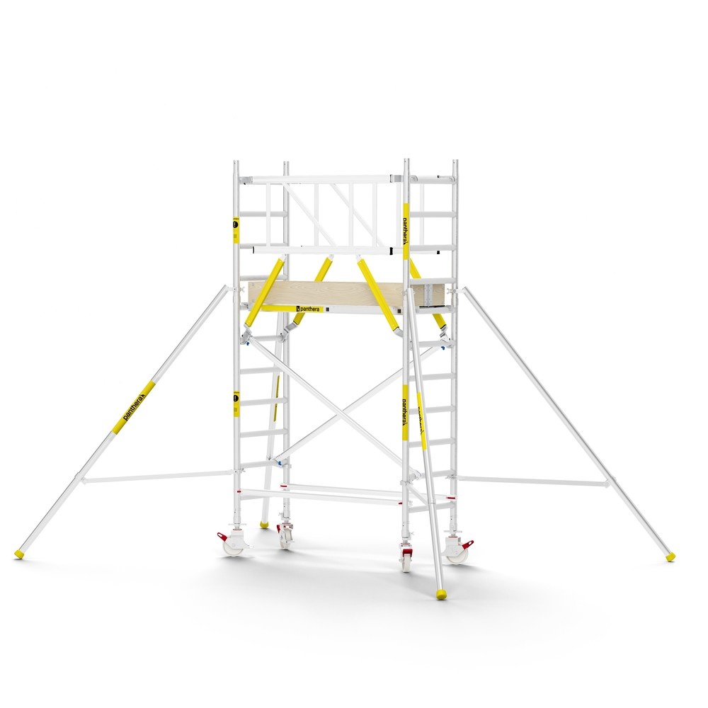 Panthera PRO 75x185 4,2m werkhoogte met dubbele voorloopleuning