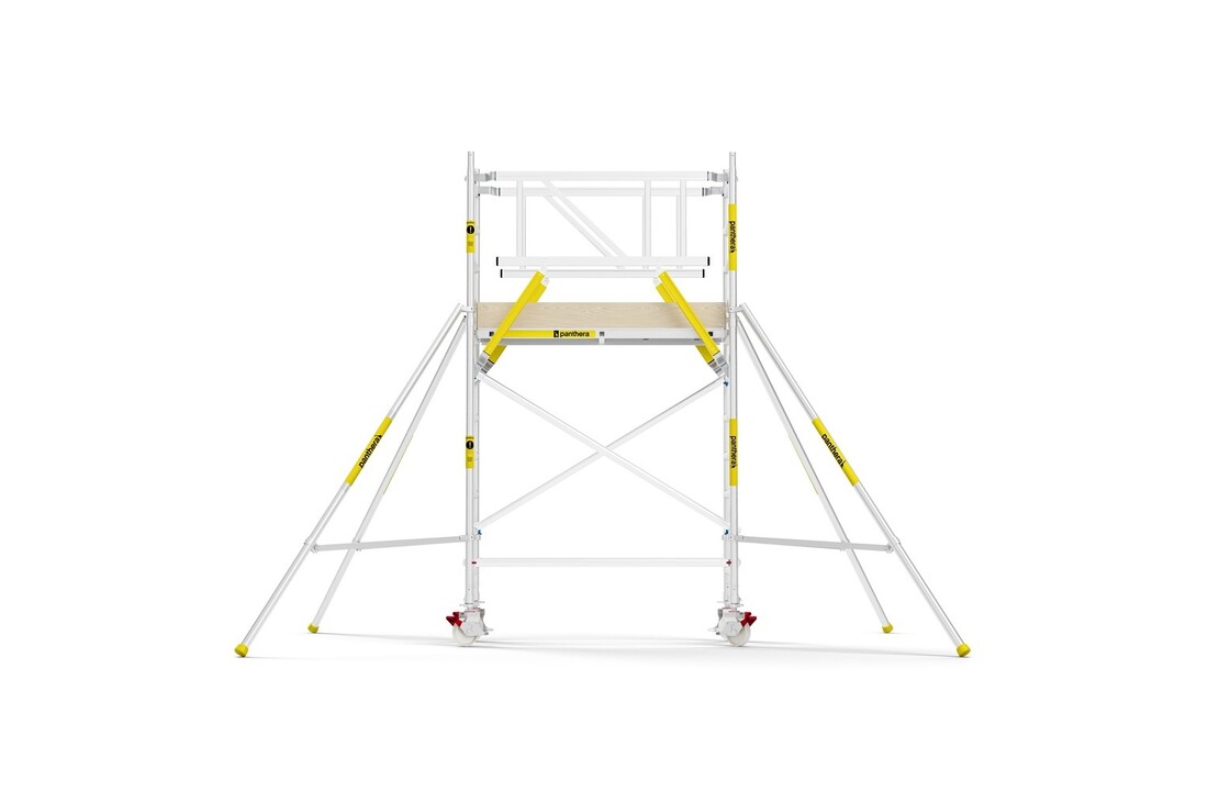 Panthera PRO 75x185 4,2m werkhoogte met dubbele voorloopleuning