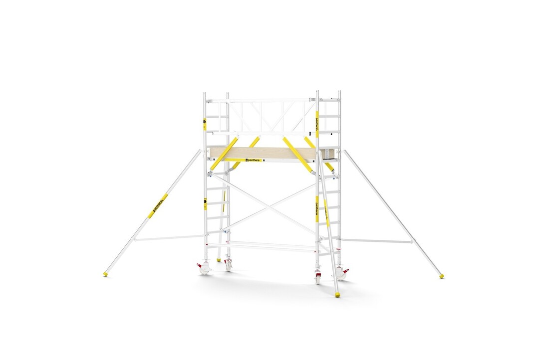 Panthera PRO 75x245 4,2m werkhoogte met dubbele voorloopleuning