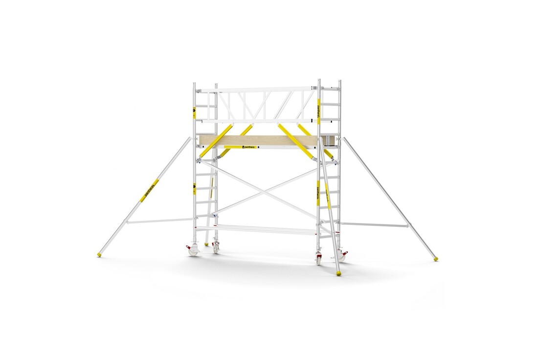 Panthera PRO 75x305 4,2m werkhoogte met dubbele voorloopleuning