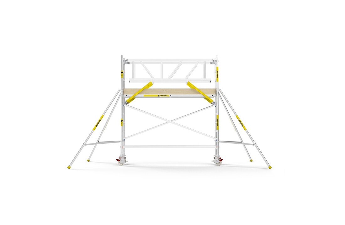 Panthera PRO 75x305 4,2m werkhoogte met dubbele voorloopleuning