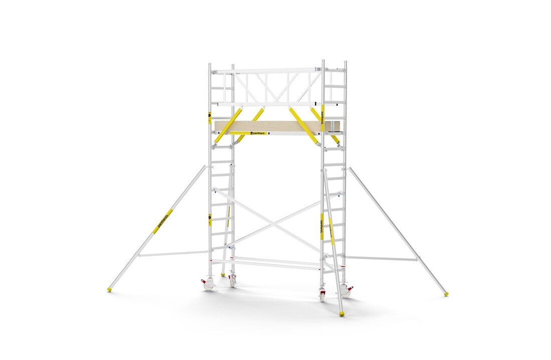 Panthera PRO 75x245 5,2m werkhoogte met dubbele voorloopleuning