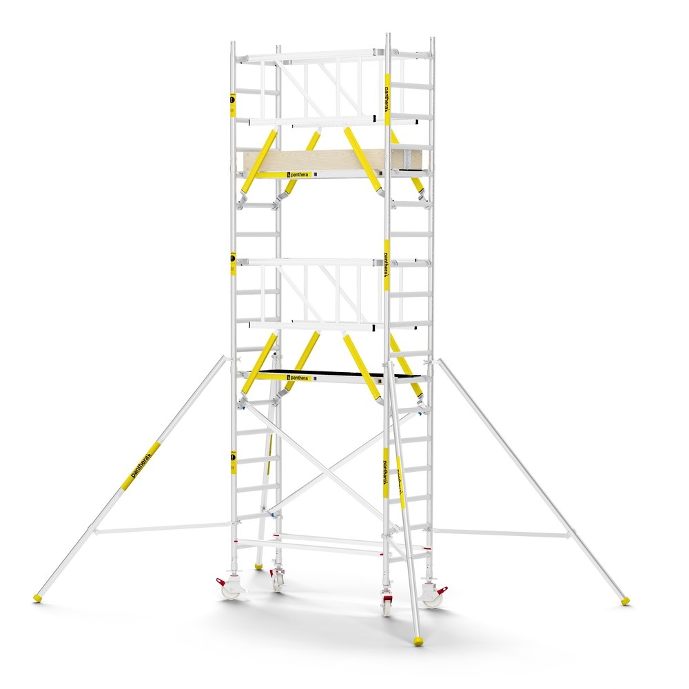 Panthera PRO 75x185 6,2m werkhoogte met dubbele voorloopleuning