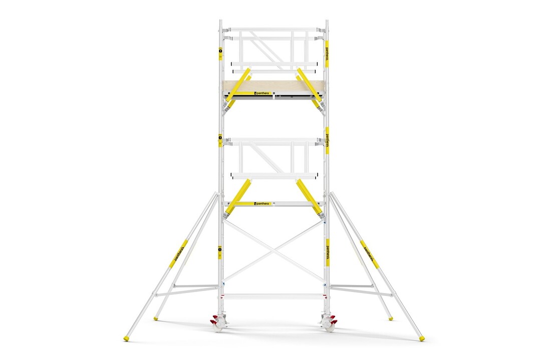 Panthera PRO 75x185 6,2m werkhoogte met dubbele voorloopleuning