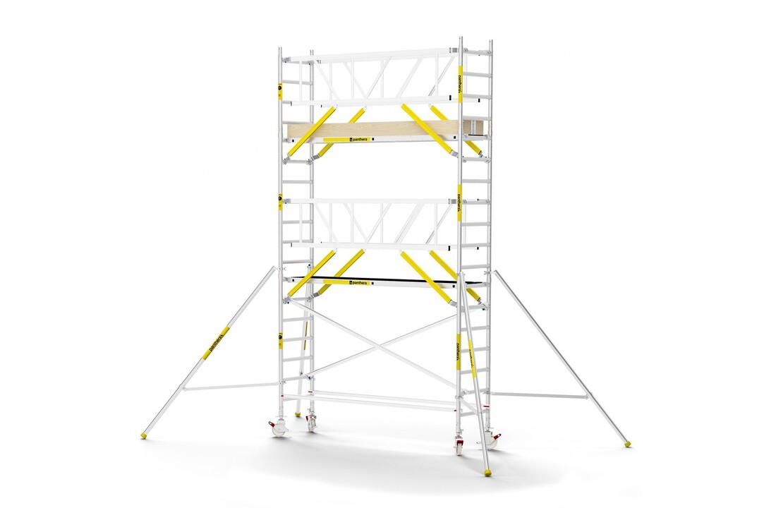 Panthera PRO 75x305 6,2m werkhoogte met dubbele voorloopleuning