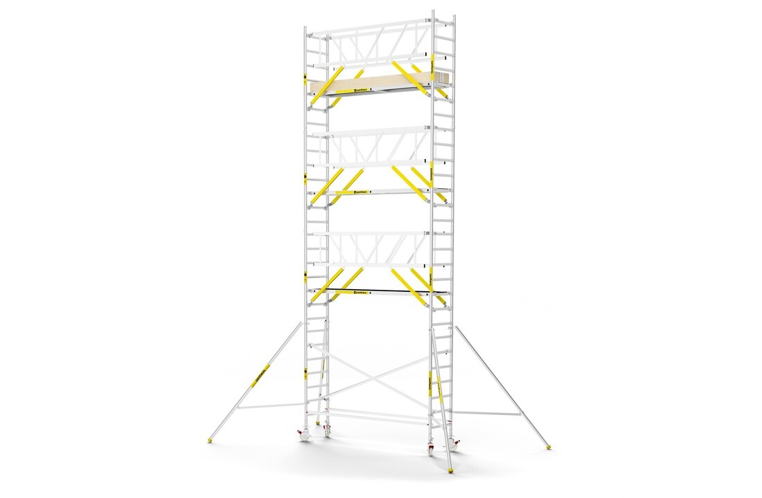 Panthera PRO 75x305 9,2m werkhoogte met dubbele voorloopleuning