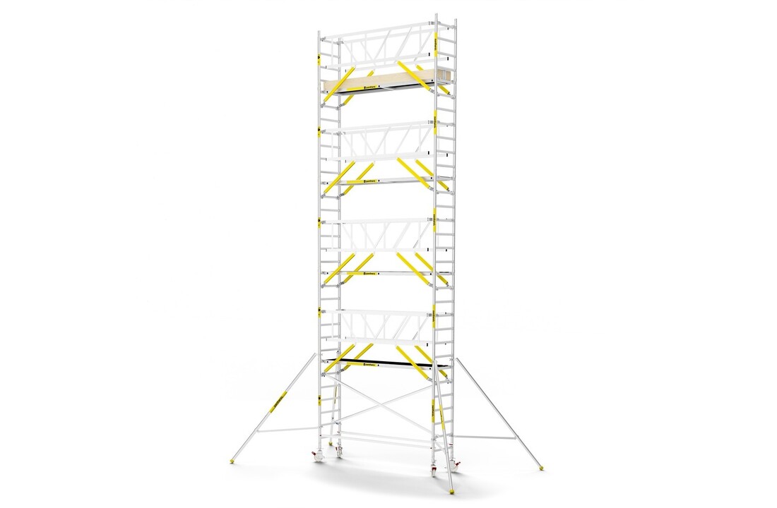 Panthera PRO 75x305 10,2m werkhoogte met dubbele voorloopleuning