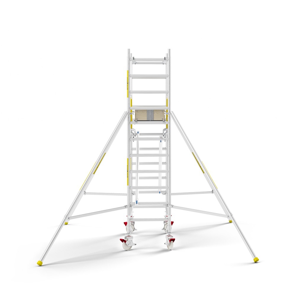 Panthera PRO 75x185 4,2m werkhoogte met dubbele voorloopleuning carbon vloer