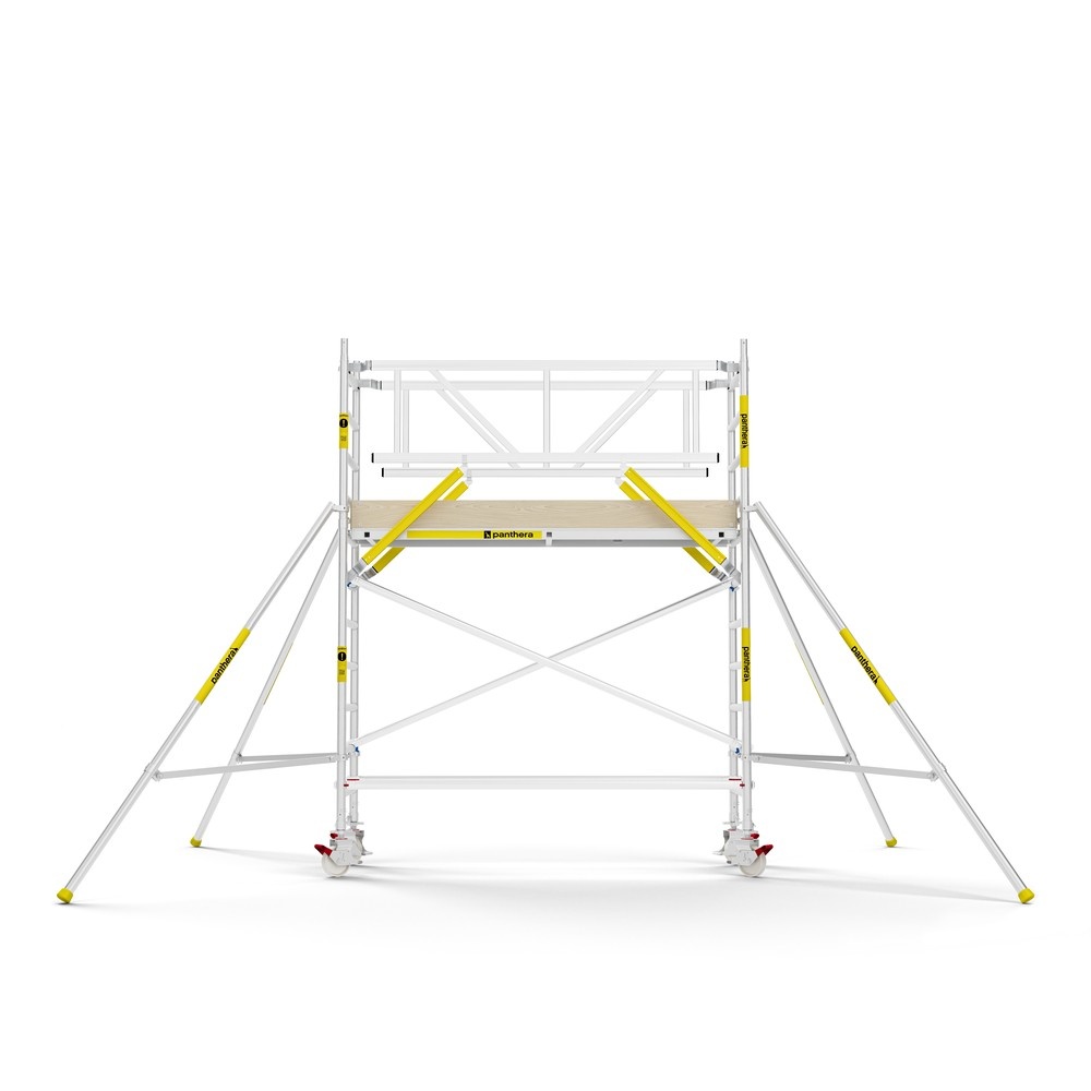 Panthera PRO 75x245 4,2m werkhoogte met dubbele voorloopleuning carbon vloer