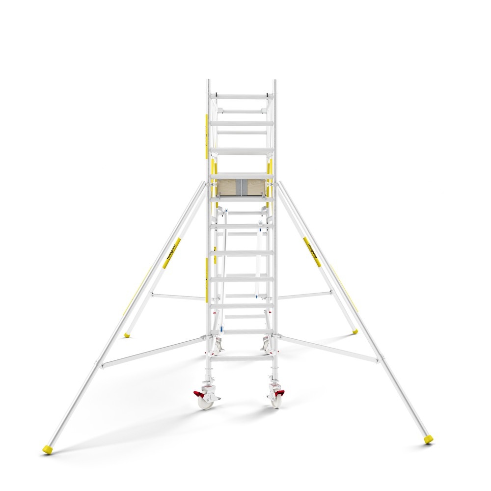 Panthera PRO 75x245 4,2m werkhoogte met dubbele voorloopleuning carbon vloer