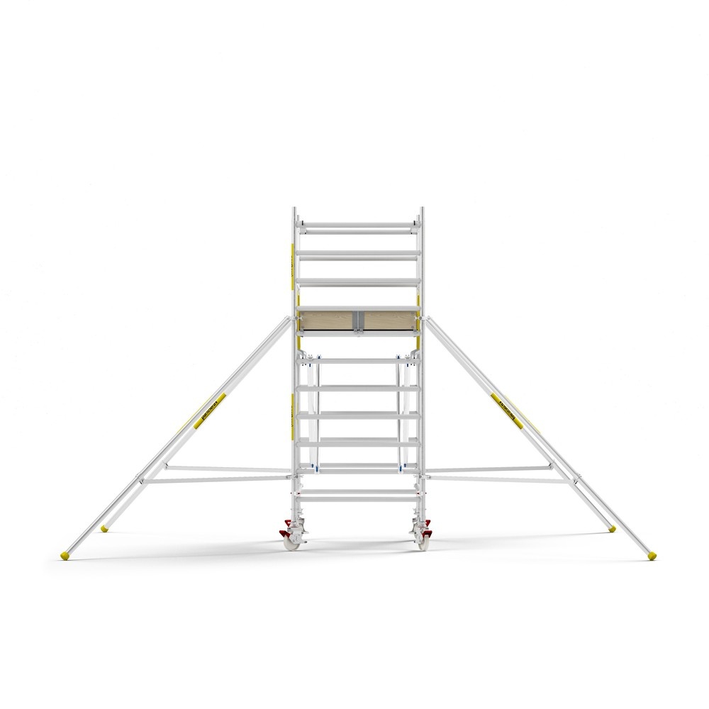 Panthera PRO 135x185 4,2m werkhoogte met dubbele voorloopleuning carbon vloer