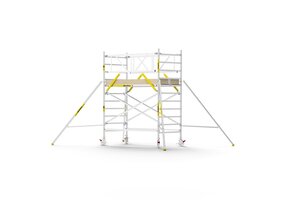 Panthera PRO 135x245 4,2m werkhoogte met dubbele voorloopleuning carbon vloer