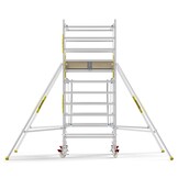 Panthera PRO 135x245 4,2m werkhoogte met dubbele voorloopleuning carbon vloer